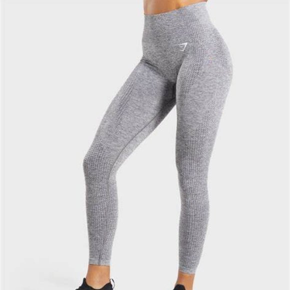 Gymshark - Vital Seamless Leggings - Light Grey Marl - Small - Picture 2 of 3